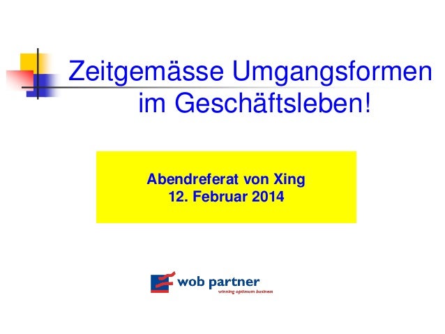Xing Learningz Knigge Regeln Do S And Don Ts Im Business