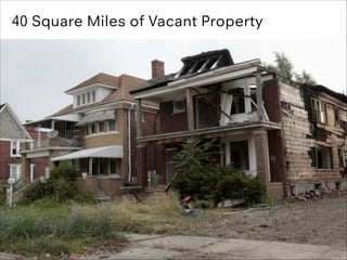 40 Square Miles of Vacant Property

 