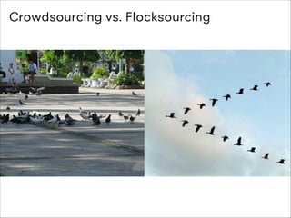 Crowdsourcing vs. Flocksourcing

 