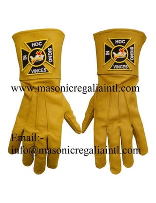 Knight Templar Leather Gloves