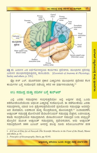 21
avÀæ 12. «ÄzÀÄ½£À JqÀ CzsÀðUÉÆÃ¼ÁPÀÈwAiÀÄ PÁAiÀÄðPÁj ¥ÀæzÉÃ±ÀUÀ¼ÀÄ. ªÀÄÄA¨sÁUÀzÀ ¥ÀæzÉÃ±ÀªÀÅ
«ÄzÀÄ½£À ªÀÄÄA¨sÁUÀzÀ°ègÀÄªÀÅzÀ£ÀÄß PÁt§ºÀÄzÀÄ. [Essentials of Anatomy & Physiology,
Seeley and others, p. 210.]
PÀÄgïD£ï¸ÀvÀåªÉA§ÄzÀPÉÌPÉ®ªÀÅ¥ÀÅgÁªÉUÀ¼ÀÄ
¥ÉÇæ| QÃvï J¯ï. ªÀÄÆgïgÀªÀgÀ ¥ÀæPÁgÀ «eÁÕ¤UÀ¼ÀÄ ªÀÄÄA¨sÁUÀzÀ ¥ÀæzÉÃ±ÀzÀ PÉ®¸À
PÁAiÀÄðUÀ¼À §UÉÎ ¸ÀA±ÉÆÃzsÀ£É £ÀqÉ¹zÀÄÝ PÀ¼ÉzÀ 60 ªÀμÀðUÀ½AzÁVvÀÄÛ.(1)
G) ¸ÀªÀÄÄzÀæ ªÀÄvÀÄÛ £À¢UÀ¼À §UÉÎ PÀÄgïD£ï
J°è JgÀqÀÄ ¸ÀªÀÄÄzÀæUÀ¼ÀÄ ¸ÀA¢ü¸ÀÄvÀÛªÉAiÉÆÃ C°è CªÀÅUÀ¼À ªÀÄzsÉå MAzÀÄ
vÀqÉUÉÆÃqÉ¬ÄzÉAiÉÄAzÀÄ DzsÀÄ¤PÀ «eÁÕ£ÀªÀÅ ¸ÀA±ÉÆÃ¢ü¹zÉ. F vÀqÉUÉÆÃqÉAiÀÄÄ JgÀqÀÄ
¸ÀªÀÄÄzÀæUÀ¼À£ÀÄß AiÀiÁªÀ jÃw ¥ÀævÉåÃQ¸ÀÄvÀÛzÉAiÉÄAzÀgÉ ¥ÀæwAiÉÆAzÀÄ ¸ÀªÀÄÄzÀæªÀÇ CzÀgÀzÉÝÃ
DzÀ vÁ¥ÀªÀiÁ£À, ®ªÀuÁA±À ªÀÄvÀÄÛ ¸ÁAzÀævÉAiÀÄ£ÀÄß ºÉÆA¢gÀÄvÀÛzÉ.(2)
GzÁºÀgÀuÉUÉ,
CmÁèAnPï ¸ÀªÀÄÄzÀæPÉÌ ºÉÆÃ°¹zÀgÉ ªÉÄrlgÉÃ¤AiÀÄ£ï ¸ÀªÀÄÄzÀæªÀÅ ¨ÉZÀÑV£À, ®ªÀtAiÀÄÄPÀÛ,
PÀrªÉÄ ¸ÁAzÀævÉ¬ÄgÀÄªÀ ¸ÀªÀÄÄzÀæªÁVzÉ. ªÉÄrlgÉÃ¤AiÀÄ£ï ¸ÀªÀÄÄzÀæzÀ ¤ÃgÀÄ f¨Áæ®Ögï
ºÉÆ¹Û°£À ªÀÄÆ®PÀ CmÁèAnPï ¸ÀªÀÄÄzÀæªÀ£ÀÄß ¥ÀæªÉÃ²¸ÀÄªÁUÀ, CzÀÄ CmÁèAnPï
¸ÀªÀÄÄzÀæzÉÆ¼ÀUÉ 1000 «ÄÃlgï D¼ÀzÀ°è ºÀ®ªÀÅ £ÀÆgÀÄ Q¯ÉÆÃ«ÄÃlgïUÀ¼À vÀ£ÀPÀ
G) ¸ÀªÀÄÄzÀæ ªÀÄvÀÄÛ £À¢UÀ¼À §UÉÎ PÀÄgïD£ï 17
E¸ÁèªÀÄ£ÀÄß CjAiÀÄ®Ä MAzÀÄ ¸ÀAQë¥ÀÛ ¸ÀavÀæ ªÀiÁUÀðzÀ²ð
ªÀÄÄA¨sÁUÀzÀ
¥ÀæzÉÃ±À
1. Al-E’jaz al-Elmy fee al-Naseyah (The Scientiﬁc Miracles in the Front of the Head), Moore
and others, p. 41.
2. Principles of Oceanography, Davis, pp. 92-93.
 