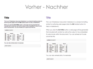 Vorher - Nachher

 