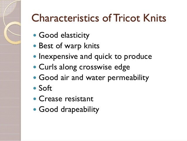 Knitted Fabrics And Their Properties