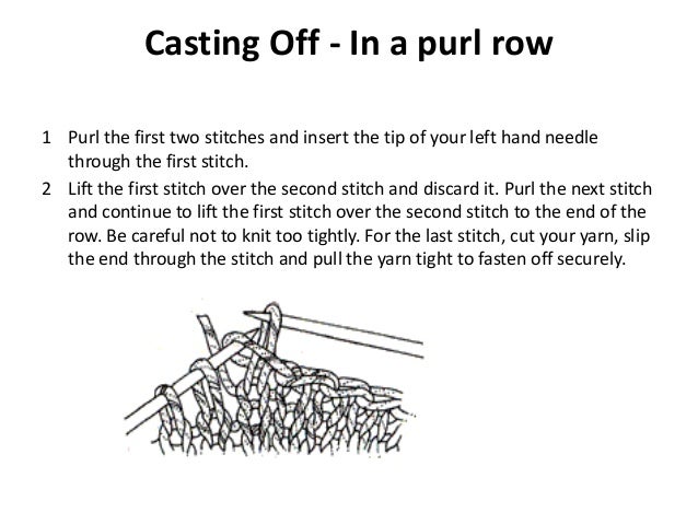 Knitting basics