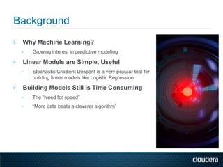 ✛   Why Machine Learning?
    >   Growing interest in predictive modeling

✛   Linear Models are Simple, Useful
    >   St...
