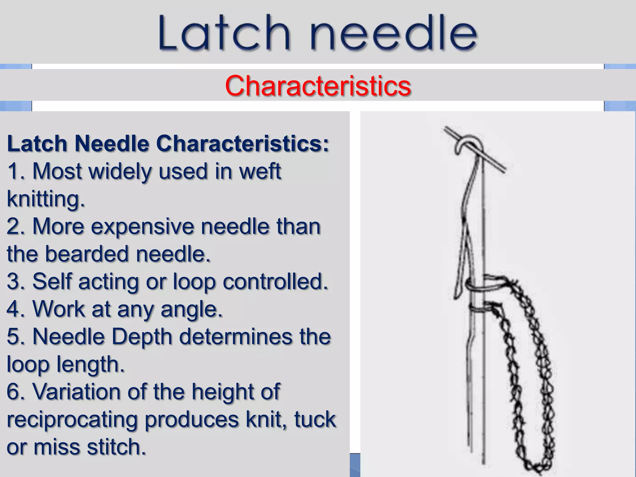 Knitting needles | PPTX