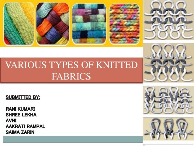 Knitting Types Knitting Types