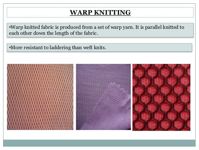 Knitting Types