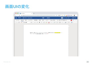 ©Astrolab Inc. 30
画面UIの変化
 