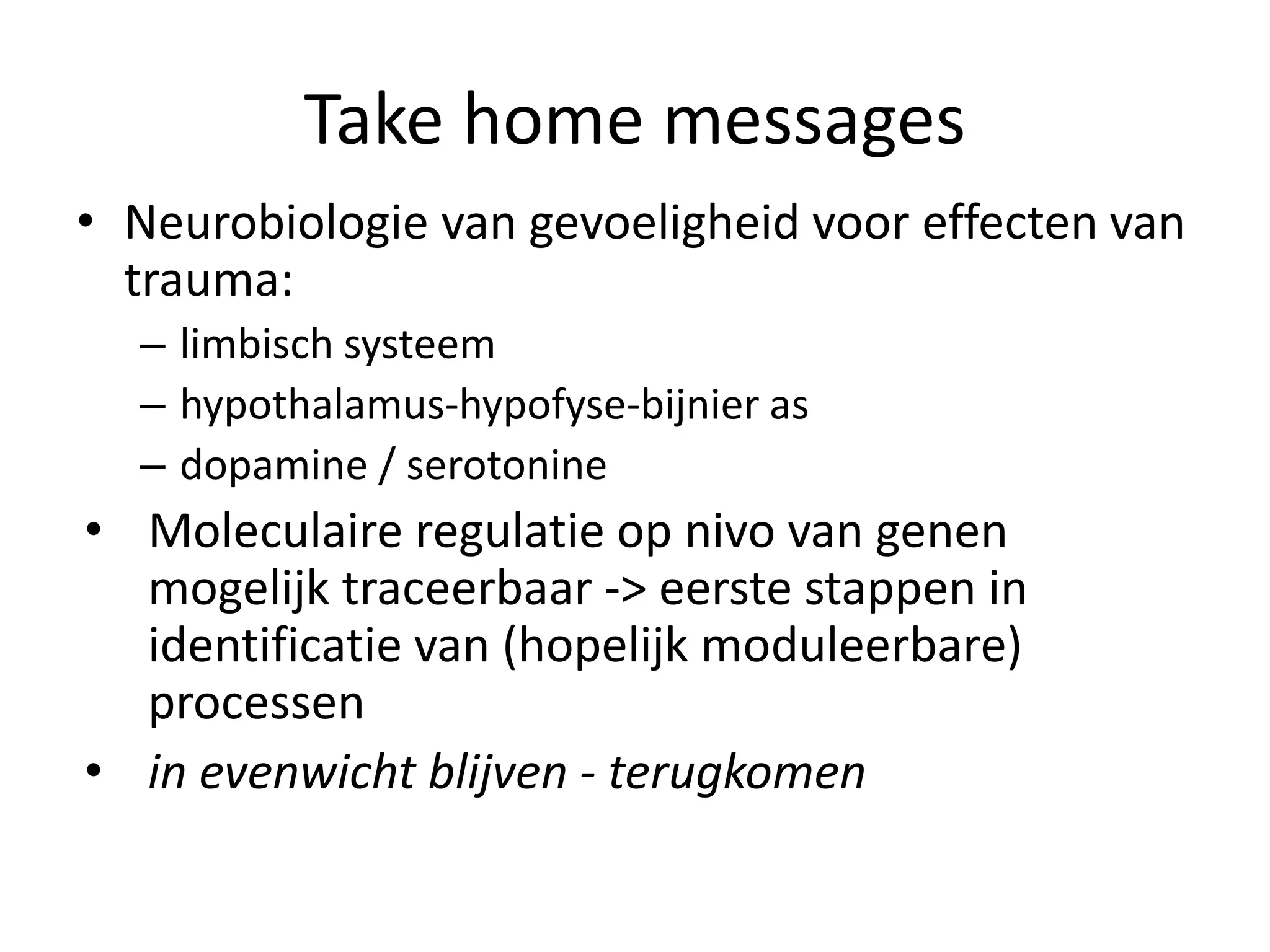 Neurobiologie van trauma en veerkracht | PPTX | Brain and Nervous