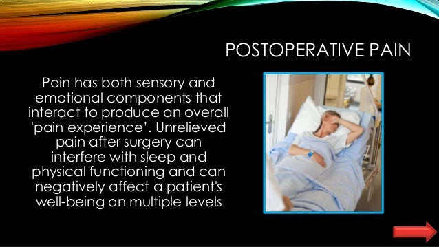 Kn mg postoperative patient care