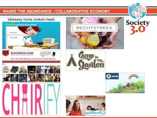 SHARE THE ABUNDANCE : COLLABORATIVE ECONOMY
takeaway home cooked meals
 