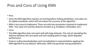 KNN Algorithm in Machine Learning.pptxbnnnnnmm | PPTX