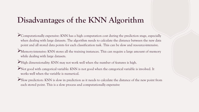 KNN Classificationwithexplanation and examples.pptx | Physics | Science