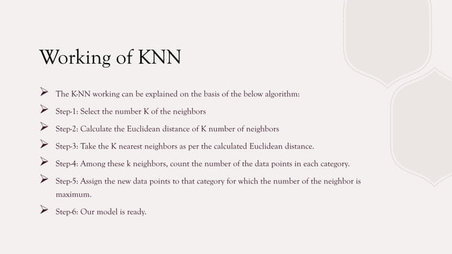 KNN Classificationwithexplanation and examples.pptx | Physics | Science