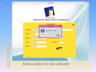 Library Problems Application Library application software | PPTX