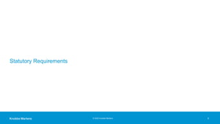 © 2020 Knobbe Martens
Statutory Requirements
2
 