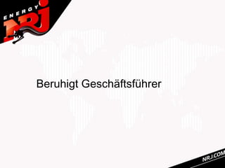 Beruhigt Geschäftsführer
 