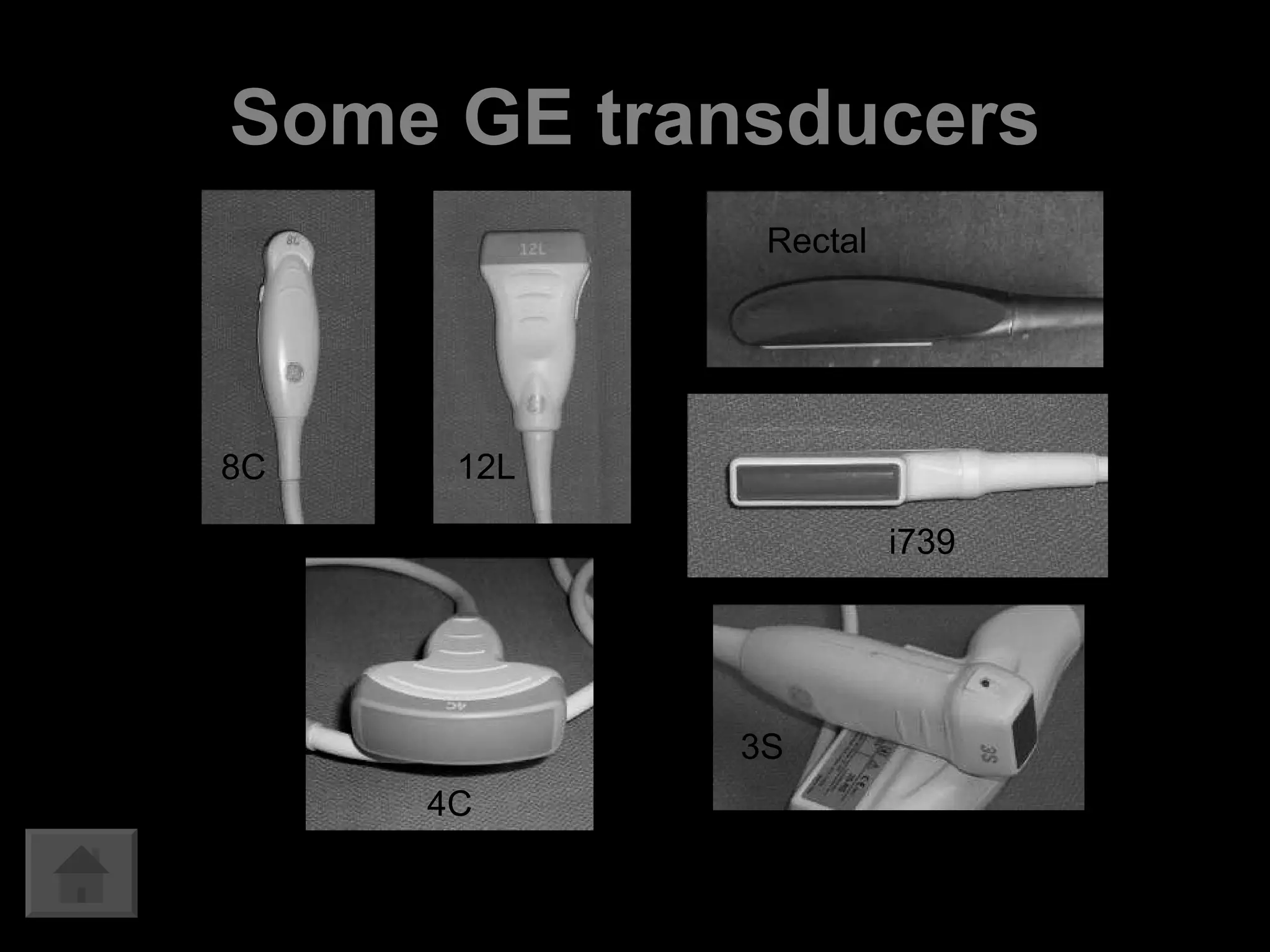 Some GE transducers 8C 12L 4C 3S Rectal i739 