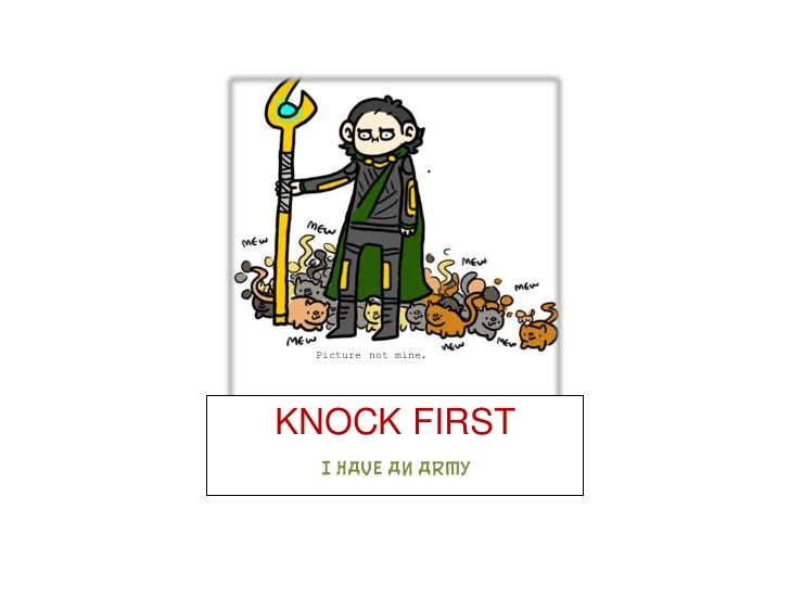 Knock First Doorsign