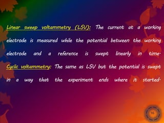 Knocking Door of Cyclic Voltammetry - cv of CV by Monalin Mishra