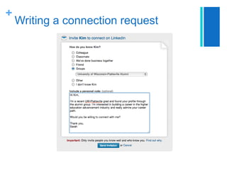 +

Writing a connection request

 