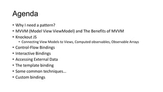 Knockout implementing mvvm in java script with knockout | PPT