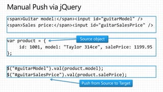 Source object
Push from Source to Target
 