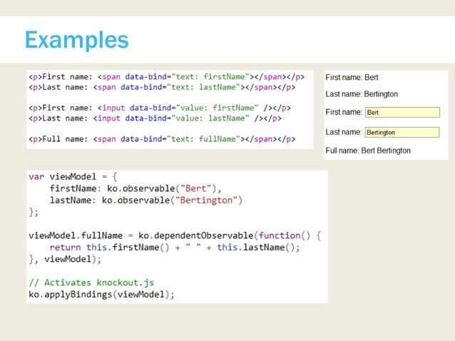 Knockout.js & SignalR | PPTX