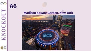 A6
Madison Square Garden, New York
 