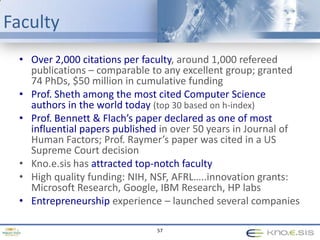 Ohio Center of Excellence Knowledge-Enabled Computing SEMANTIC SENSOR WEB26