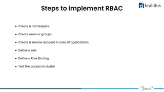 RBAC in Kuberetes | PDF