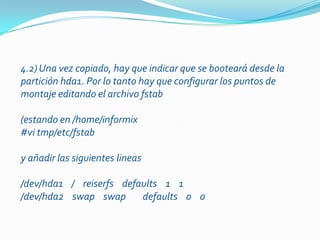 Este paso-a-paso muestra como instalar esta distribución de Linux, considerada una de las más livianas: Knoppix. La instalación fue probada exitosamente con un equipo Pentium II 366Mhz con 64MB de RAM y es utilizado como thin-client (rdesktop) de un Windows 2003 Terminal Services Server.  