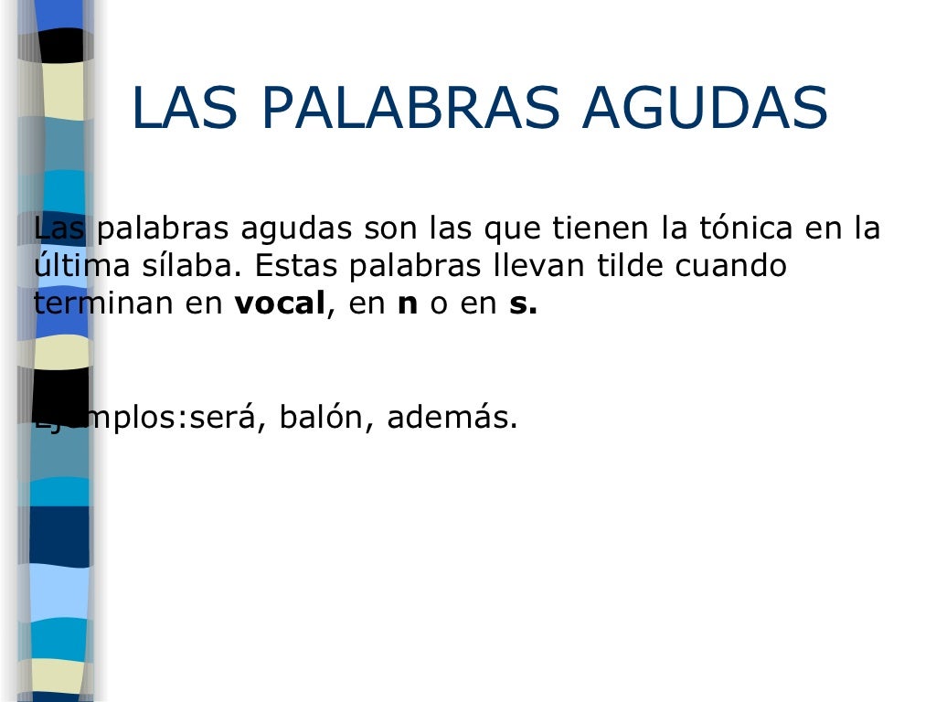 Normas de acentuación