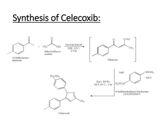Synthesis of Celecoxib:
 