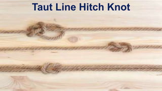 Taut Line Hitch Knot
 
