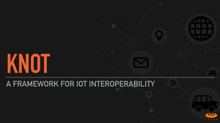 KNOT
A FRAMEWORK FOR IOT INTEROPERABILITY
 