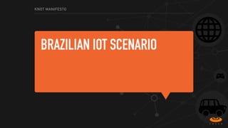 BRAZILIAN IOT SCENARIO
KNOT MANIFESTO
 