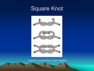 Knots-and-Lashings presentation for Scouting Activity | PPT
