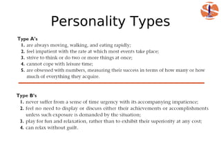 Personality Types
 