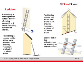 Ladder Posoitoning Know about access equipment and working at heights, and how to work ...