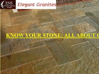 KNOW YOUR STONE: ALLABOUT Q
 