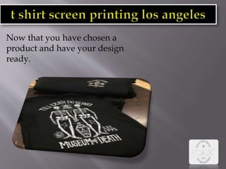 Know about t shirt contract printing