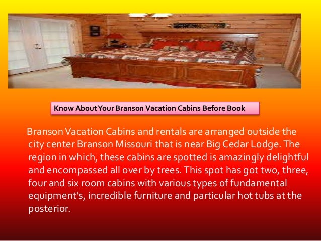 Fabulous And Lovely Branson Vacation Cabin To Stay