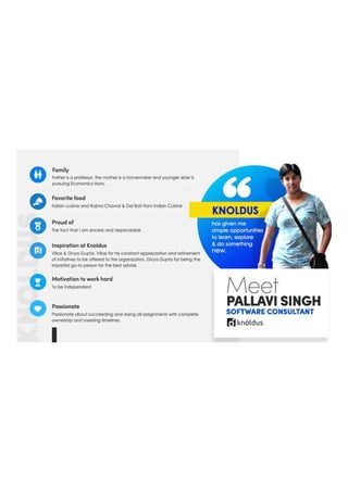 Know a knolder: Pallavi who is an software consultant at knoldus