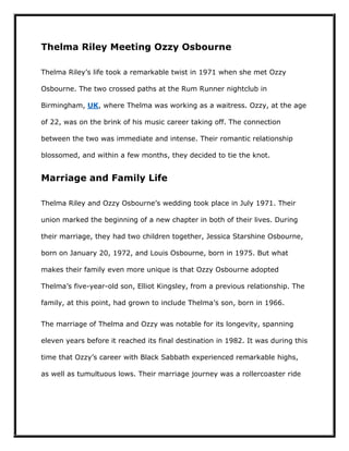 ozzy osbourne 1st wife