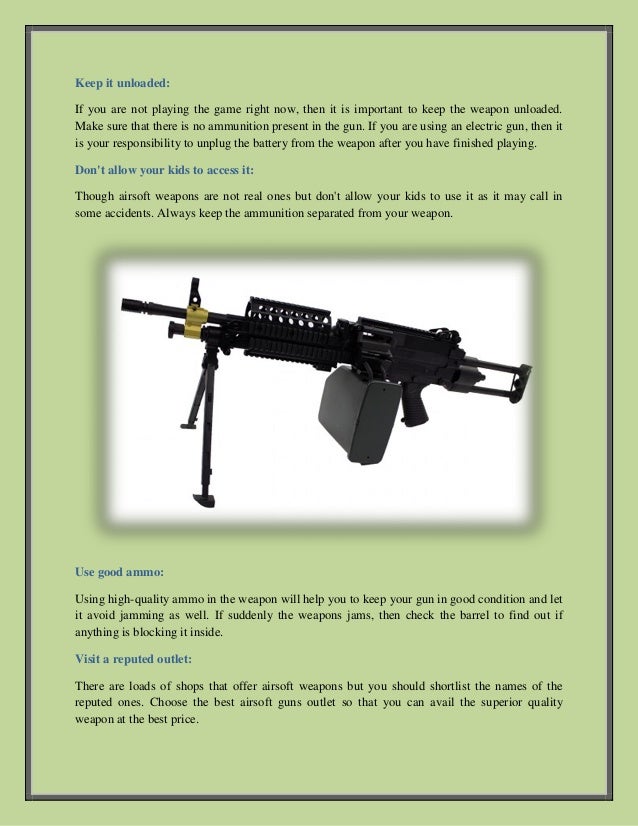 Know amazing facts about airsoft guns for the best experience