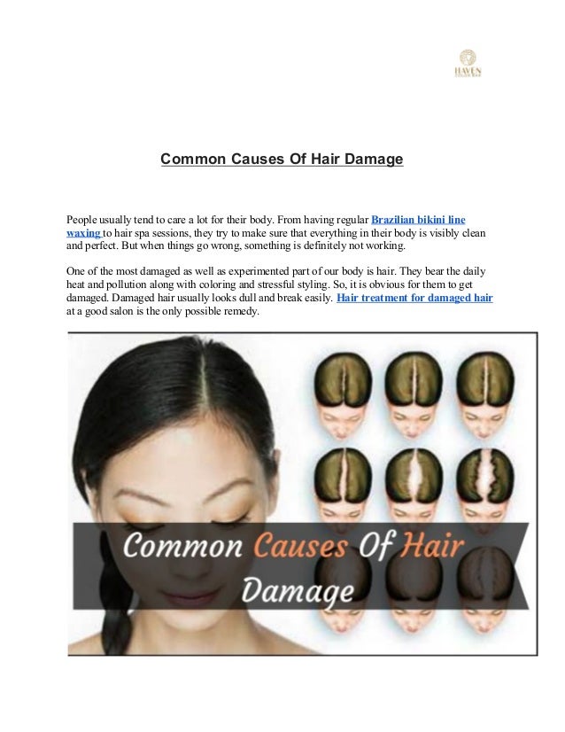 Common Causes Of Hair Damage