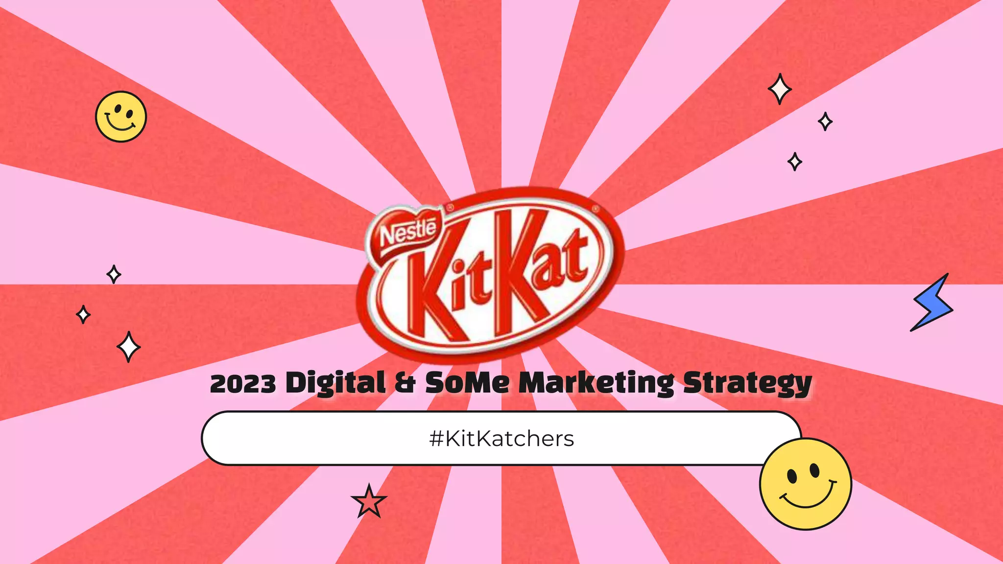 Digital Marketing Strategy presentation for the KitKat brand PPT