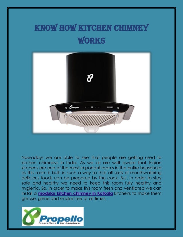 How Kitchen Chimney Works